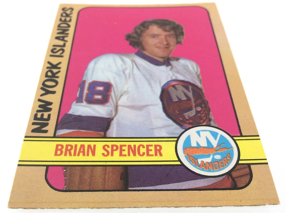 1972-73 Brian Spencer New York Islanders 61 OPC O-Pee-Chee Hockey Card N989 - Image 3 of 4