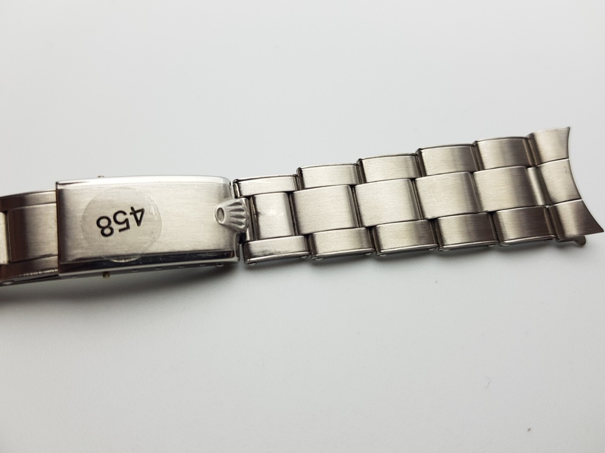 Rolex Riveted Bracelet - 19mm - Endlink 61 - Year 1960 - Parts | eBay