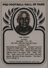 1982-2013 Hall of Fame Metallics #97 Tony Canadeo - NM-MT