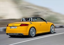 Cars 2014 audi tts roadster 8 Desk Mat Stitched