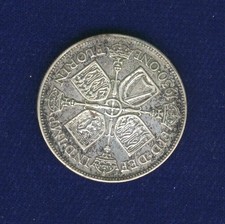 GREAT BRITAIN / ENGLAND  GEORGE V   1930  FLORIN  COIN,  XF/ALMOST UNCIRCULATED