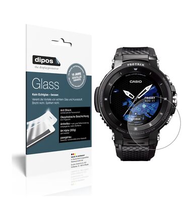 Schutzfolie für Casio Pro Trek smart WSD-F30 Anti-Shock matt Displayschutz