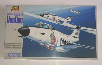 RARE MISB ACE 1/72 F-101 VOODOO Supersonic Interceptor Jet Lynx Squadron Canada
