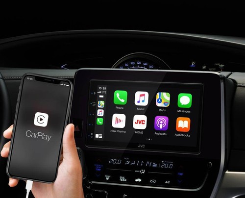 JVC 2-DIN Autoradio Apple CarPlay Android Auto für Ford F150 2004-2008 schwarz - Bild 7 von 8