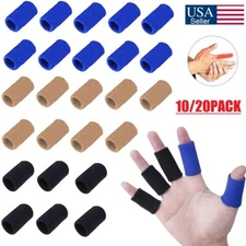 20× Finger SplintTrigger Finger Brace Sleeves Pain Relief Sport Injury Support