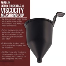 Liquid Thickness Viscosity Measuring Cup Ford # 4 Four, Viscosimeter Paint