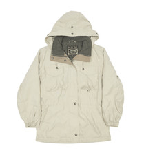 Vintage Pacific Trail Insulated Parka Coat Beige 90s Womens S