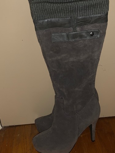 NEW Jessica Simpson Outlet Combat Boots High Heels Stilettos Shoes Sz 7 👣b12 - Picture 6 of 11