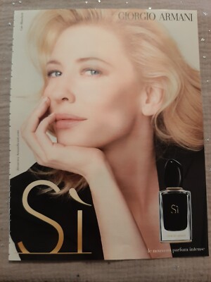 Publicité papier Parfum - G. Armani Si de 2014 - Perfume Ad