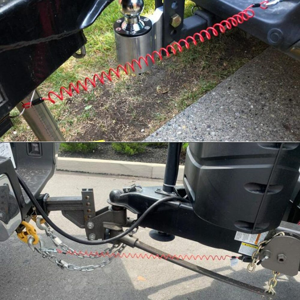 Car Retractable Trailer Safety Cable Trailer Safety Rope RV Trailer