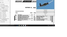 Mooney Aircraft M20K  service maintenance manual n engine OH library + A/Ds