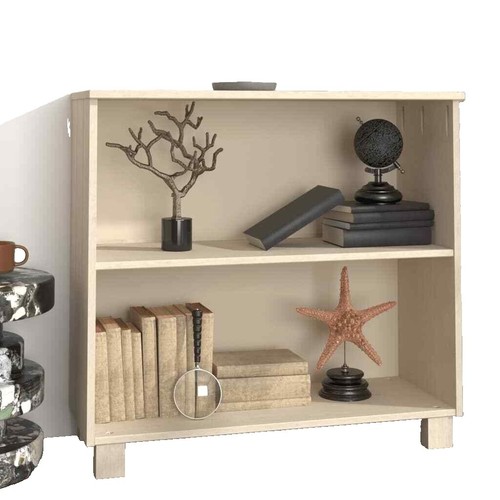 MyGift Rustic Wood Geometric Bookends – Burnt Solid Wood Set Of 2