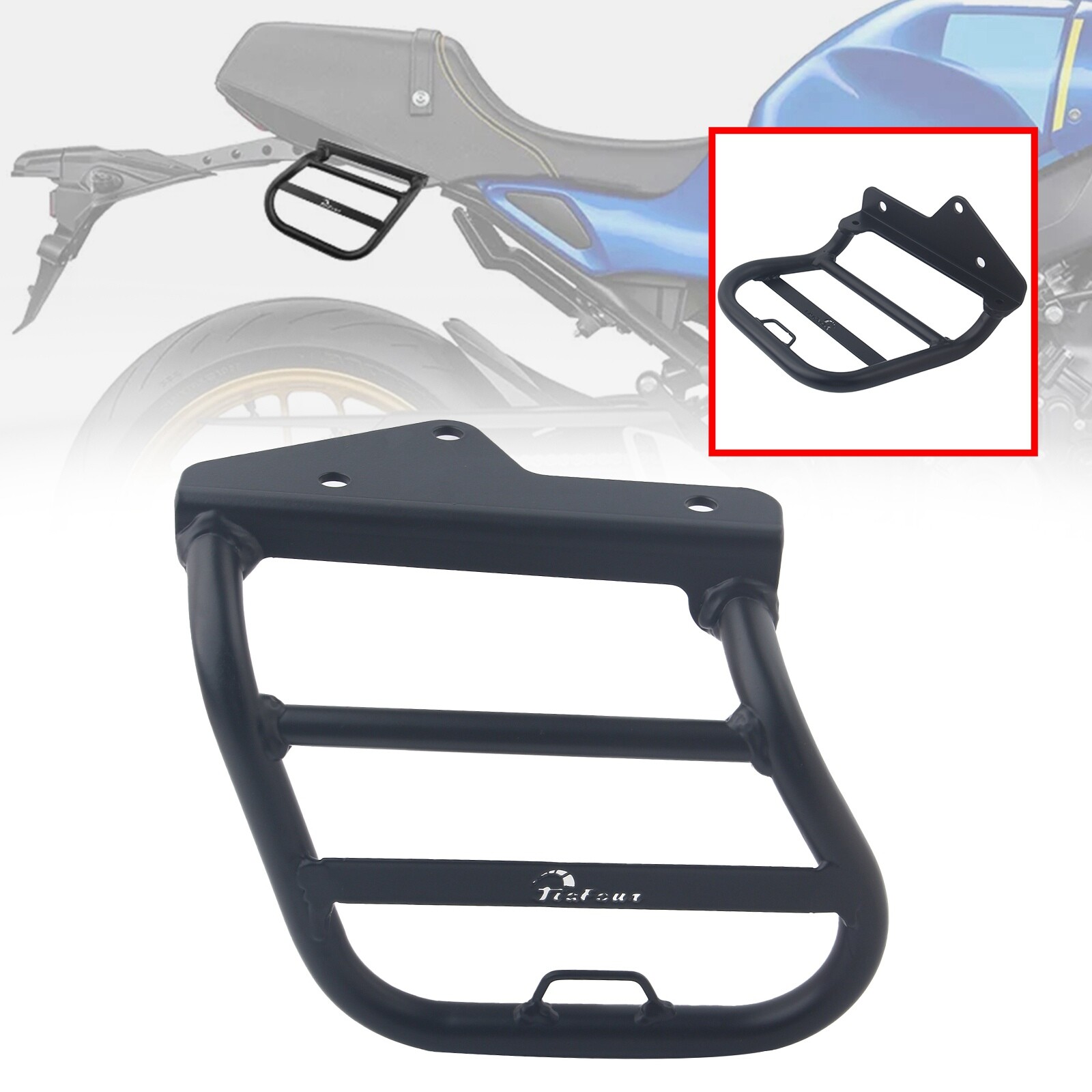 Luggage Rack Side Saddle Bag Mount Bracket For Yamaha XSR 900 XSR900  2022-2023-image