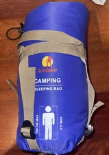Andake Lightweight Sleeping Bag 962g Compression Bag 50F Comfort