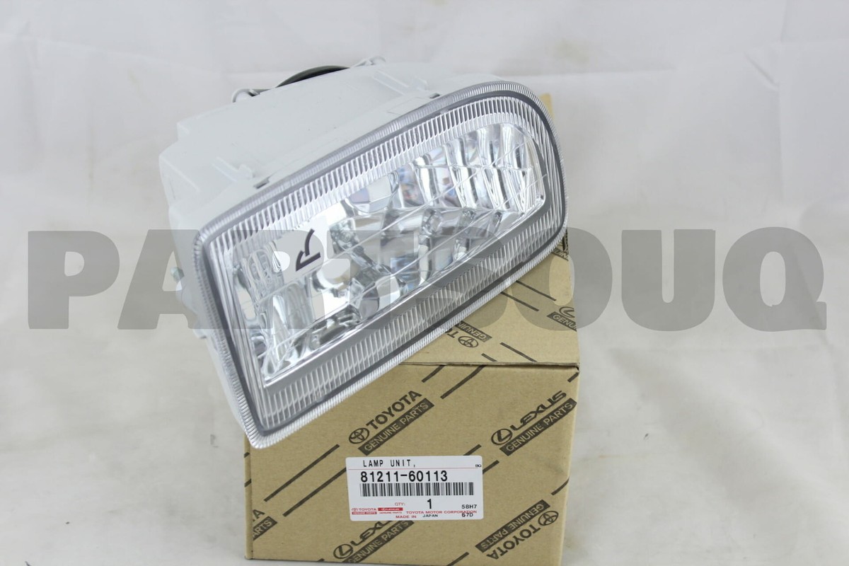 8121160113 Genuine Toyota LAMP UNIT, FOG LAMP, RH 81211-60113 | eBay