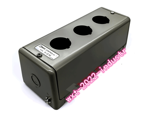 1PCS New Electric control box metal button box KGN311Y 3 holes 30mm - Picture 3 of 3