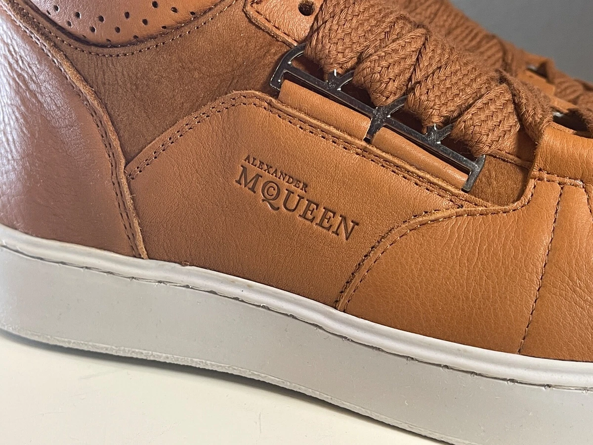 DS NIB PUMA x Alexander McQueen Joust Mid IV Tan sz 10.5 Made in