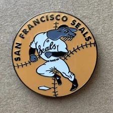 San Francisco Seals Enamel Pin Baseball