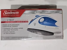 Sunbeam Compact Size Travel Iron Dual Voltage. Brand New.