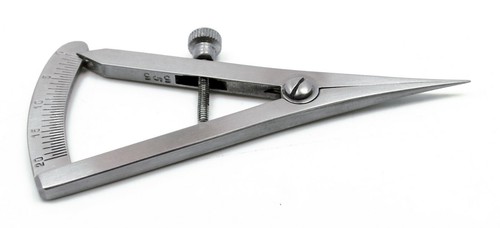 Castroviejo Caliper 0 to 20 mm Straight 3.25" Surgical Ophthalmology Instruments - Picture 2 of 4