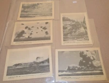5 World War 2, WWII, US NAVY BATTLE Black & White, B&W Pictures, Photos