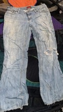 Tilt Distressed Light Wash Denim Women's Jeans Light Blue