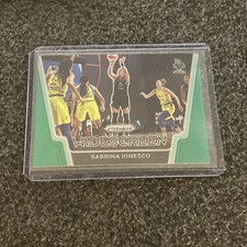 2021 Panini Prizm WNBA - Widescreen Green Prizm #7 Sabrina Ionescu