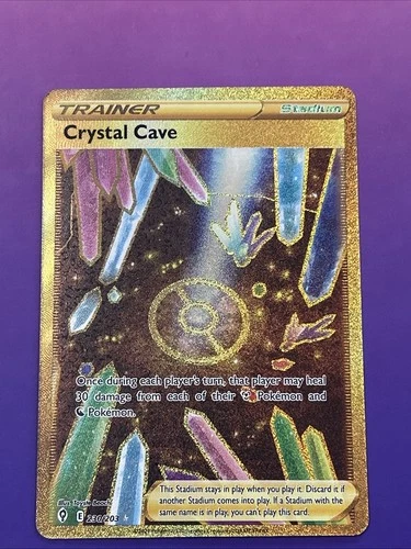 Crystal Cave 230/203 NM Evolving Skies Secret Rare Pokemon