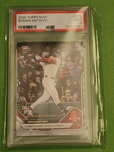 2025 Topps Now - Roman Anthony #279 (RC) PSA 9