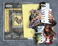 Bucilla Counted Cross Stitch Kit 42978 Rooster Le Coq 14-Count