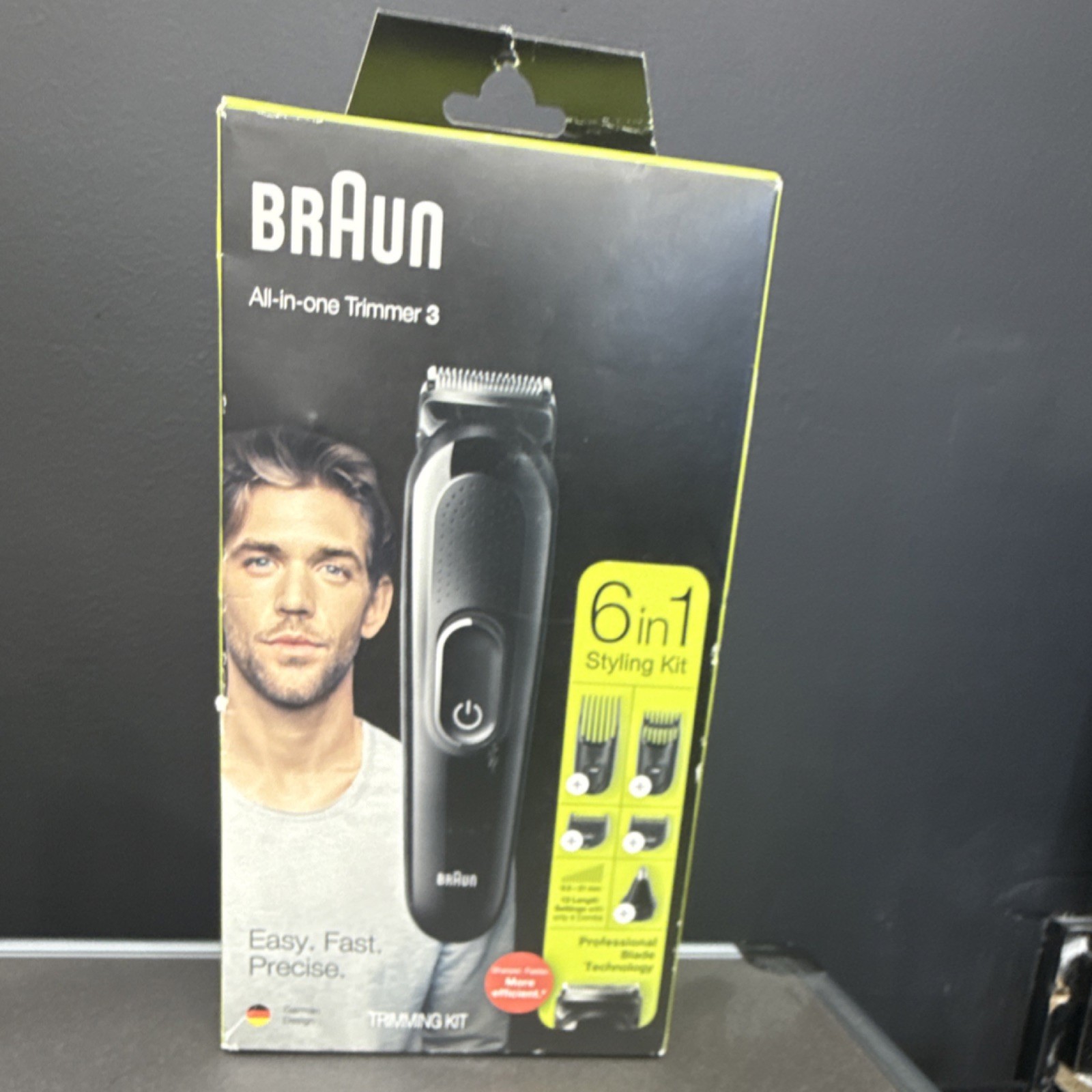 Braun All-in-one Trimmer 3 MGK3220 Cordless 6-in-1 Black Was
