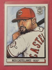 2021 Topps Big League Art of the Game #ATG-NC Nick Castellanos - EX/NM Condition