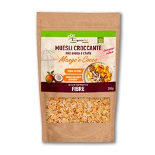 Mêles croustillants bio mangue et noix de coco | Sans gluten, zéro sucre ajou...