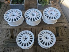 5x 16" 5X100 Compomotive Chromodora Alloy Wheels 7j 56.1 ET50 90s Subaru Toyota