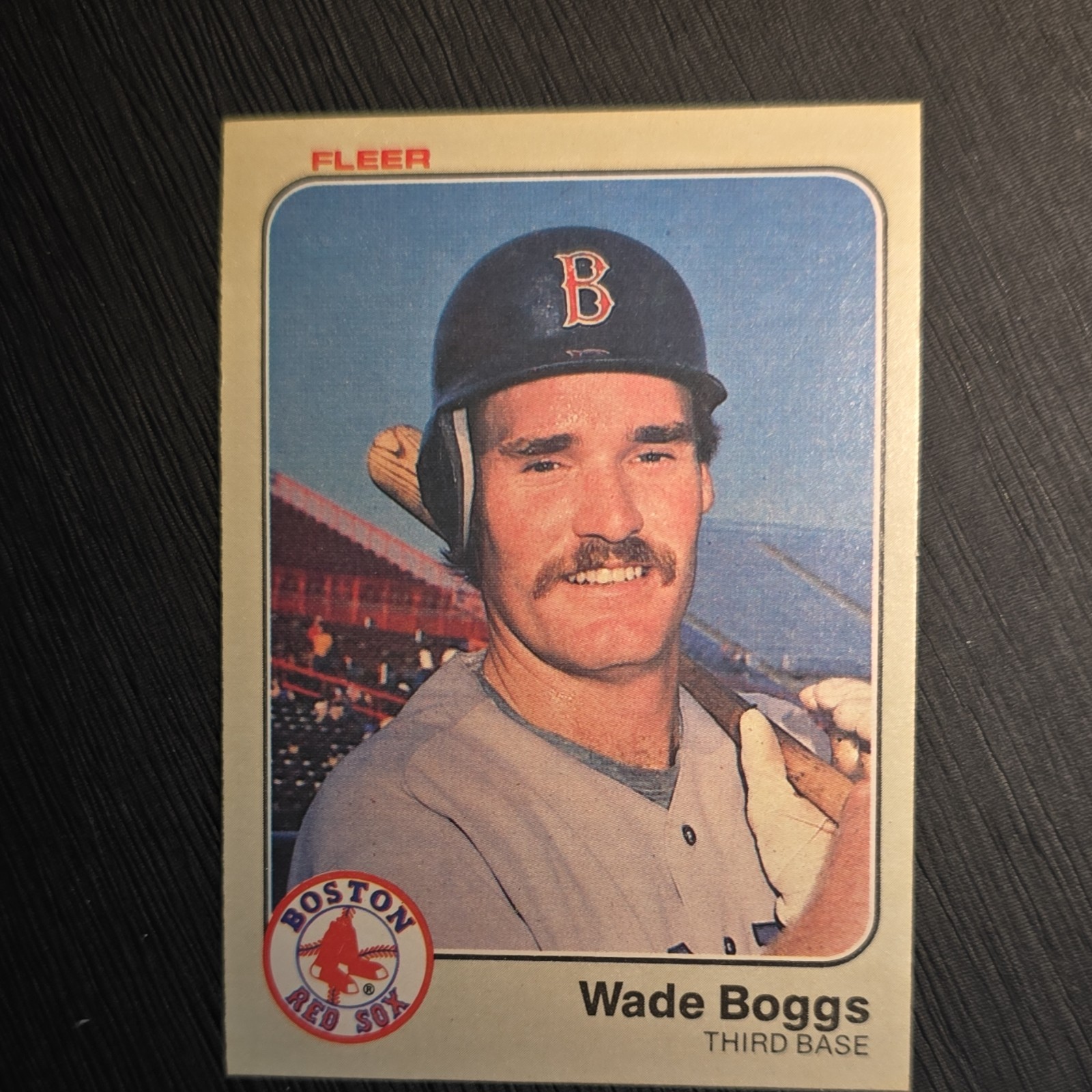 Fleer 1983 Wade Boggs Rookie #179 Boston Red Sox Baseball Card