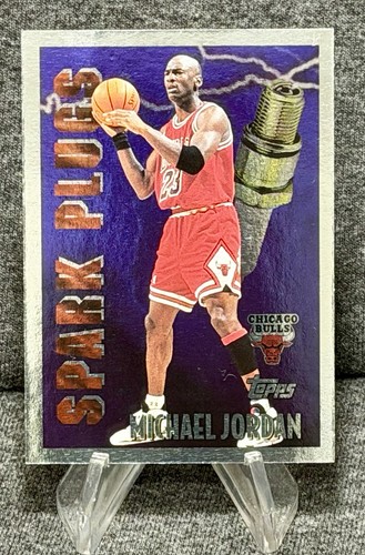 Michael Jordan #SP2 1995 Topps Spark Plugs card