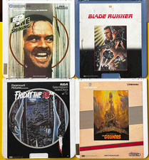 Lot of 19x CED Videodiscs Vintage Movies Laser Discs CLASSIC TITLES Kubrick
