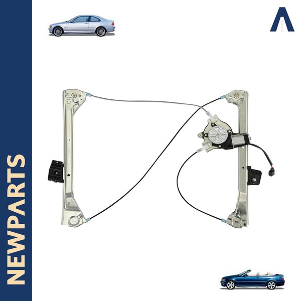 Newparts Mechanismus LèVe-Vitre Elektrisch FüR BMW 3 Cabrio 3 Coupé 2/3-TüRig-image