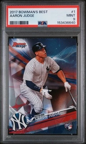 New Listing2017 Bowman's Best Aaron Judge #1 ROOKIE CARD - PSA 9