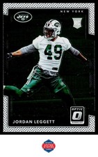 2017 Donruss Optic #105 Jordan Leggett Rookie Card. rookie card picture