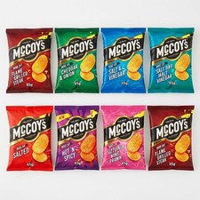 65g x 20 McCoy's Ridge Cut Crisps - Full On Flavour Multipack Snacks Variants