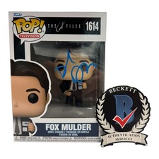 David Duchovny Signed Autograph The X Files Funko Pop 1614 Beckett BAS Mulder