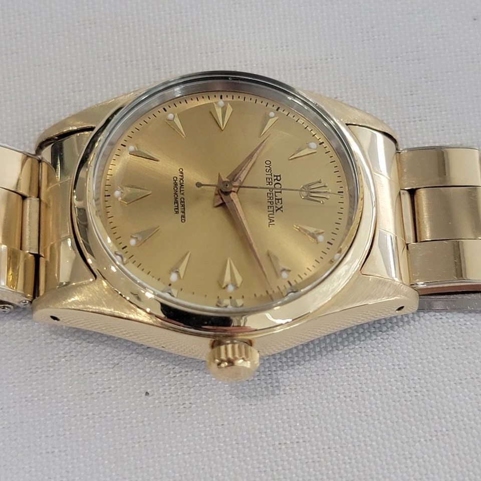 Rolex Oyster Perpetual 6634 34mm Gold Capped Mens 1950s Automatic RA673 - Image 4 of 4