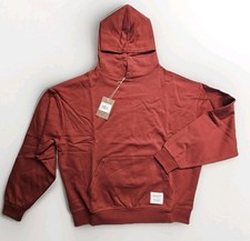 Mitchell & Ness Script Hoodie M&N Sweatshirt Men's Large Burgundy NWT