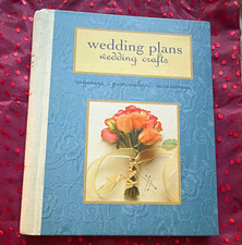 Wedding Plans Wedding Crafts Organizer Planner Book, Blue  White, Traditional