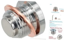 1PC Stainless Steel Magnetic Sump Engine Oil Drain Plug Fit Porsche 911 986