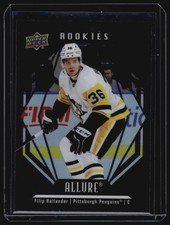 2022-23 Upper Deck Allure #112 Filip Hallander Black Rainbow