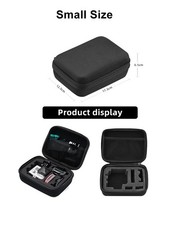 Portable Hard Case Shell Box With Foam Inside S/M/L For GoPro Hero MAX 9 8 7 6