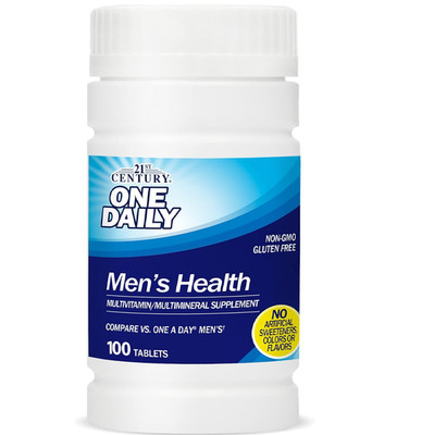 21st Century One Daily Men's Health Tablets, 100 Count