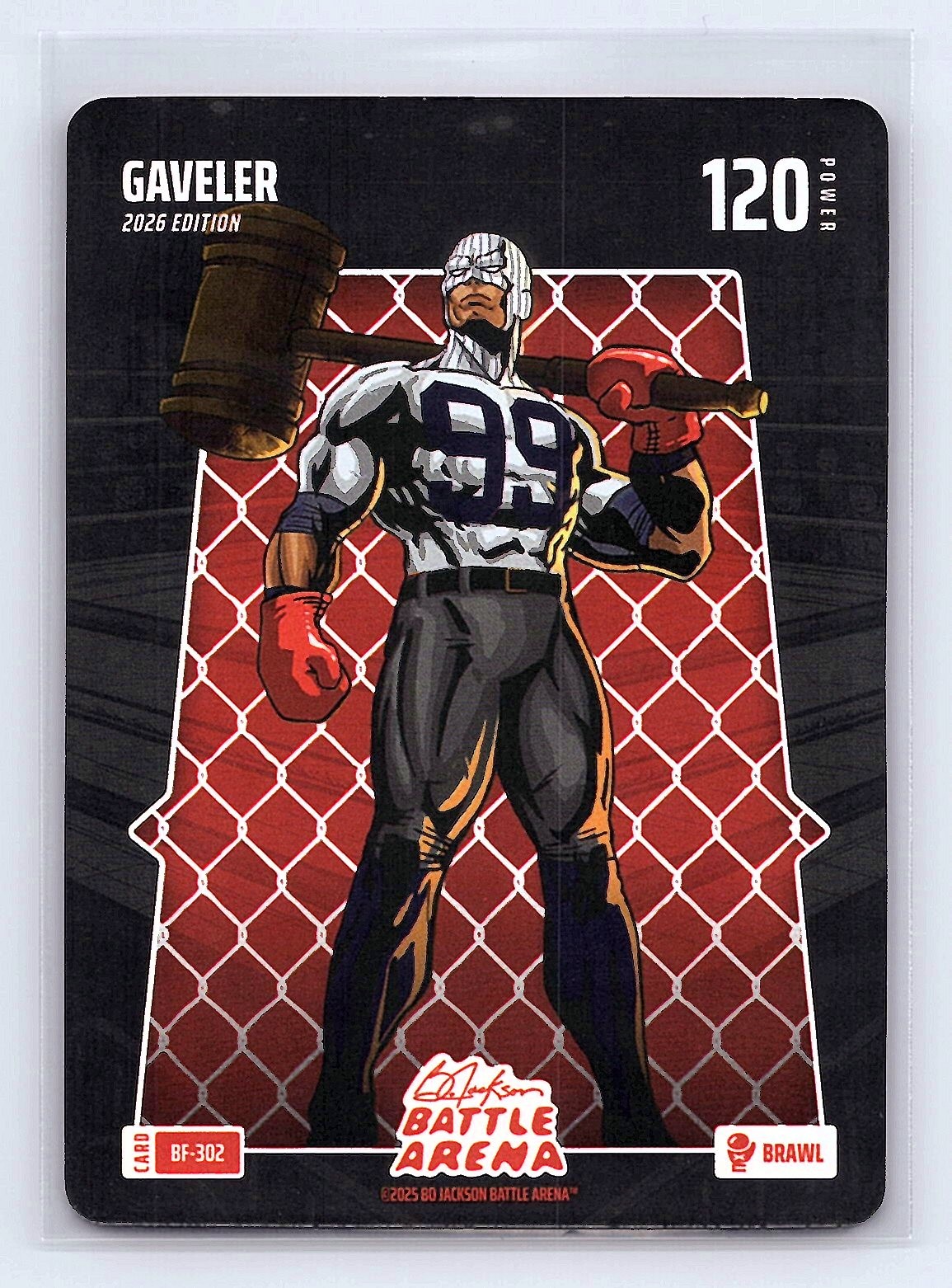 GAVELER (Aaron Judge) Bo Jackson Battle Arena #BF-302 Battlefoil Brawl